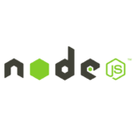 Node JS logo.