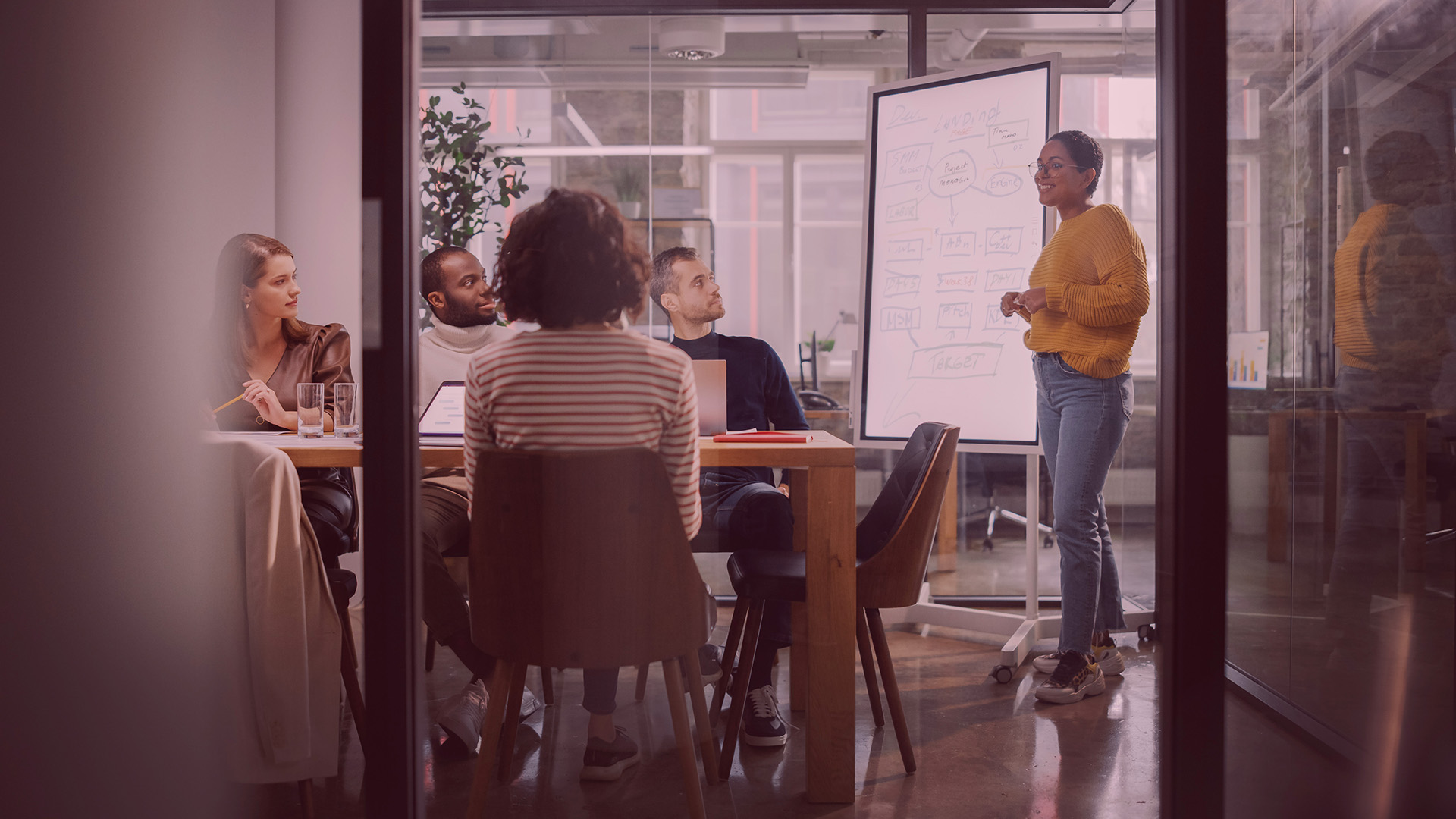 People meeting in a conference room