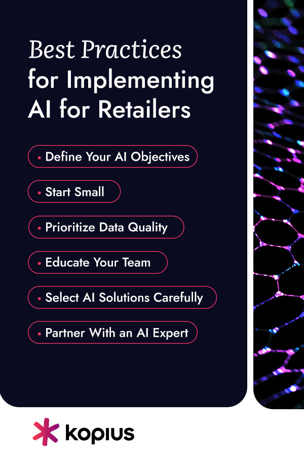 Best Practices for Implementing AI for Retailers